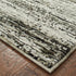 2' X 8' Gold And Slate Abstract Runner Rug